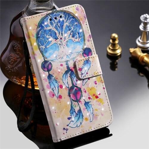 Leather Case For Samsung A51 A71 A50 A70 A40 A30 A20 A30S A50S A80 A90 M30 M40 3D Butterfly Painted Flip Wallet Phone Cover Etui