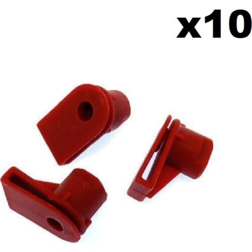 10x For Opel Vauxhall Bumper to Wing Mounting Plastic Grommet Nut for Screws