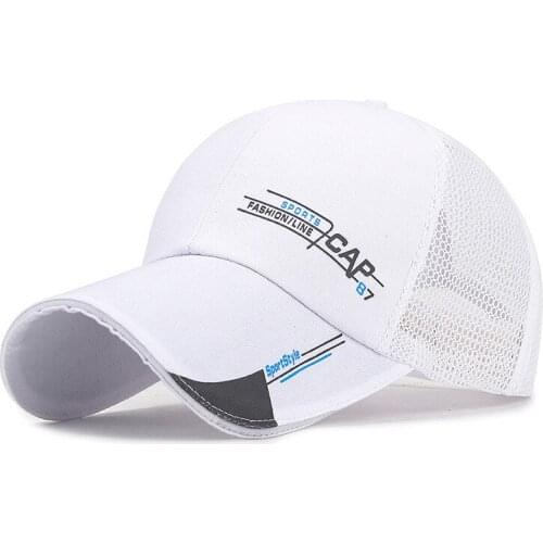 Summer Baseball Cap for Men with Mesh Breathable Unisex Snapback Hat Outdoor Hip-Hop Bone Gorras Cap Women