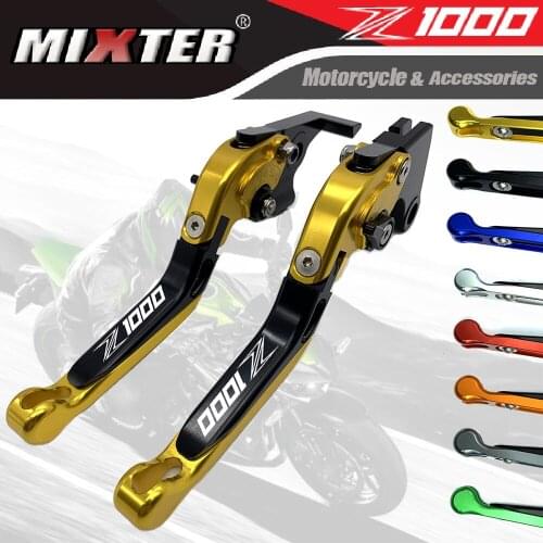 Motorcycle Accessories Adjustable Foldable Extendable Brakes Handle Clutch Levers Fit For KAWASAKI Z1000 Z-1000 2007-2016 Z 1000