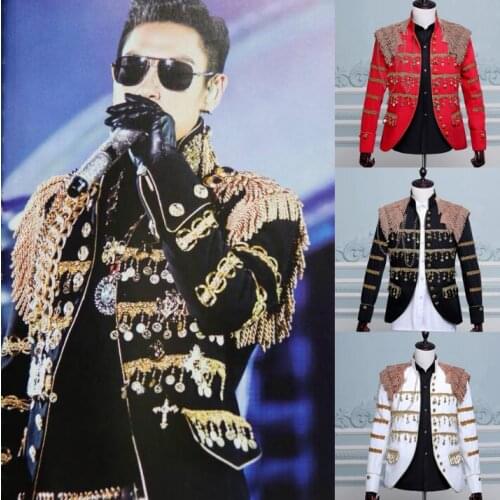 Men tassel suits designs masculino homme terno stage costumes for singers men sequin blazer dance clothes star style dress black