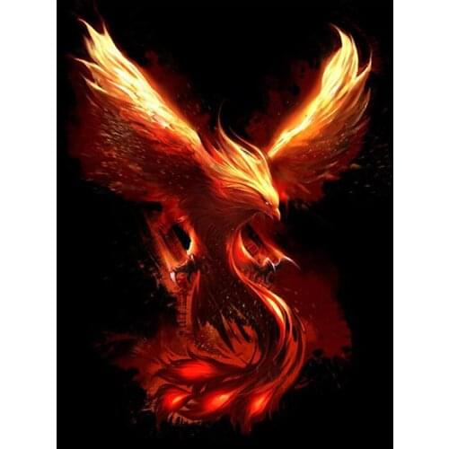 Full Square/Round Drill 5D DIY Diamond Painting "Phoenix Bird" Diamond Rhinestone Embroidery Cross Stitch 5D Home Decor Gift