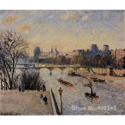 Artwork by Camille Pissarro The Louvre High quality Oil paintings reproduction Hand-painted