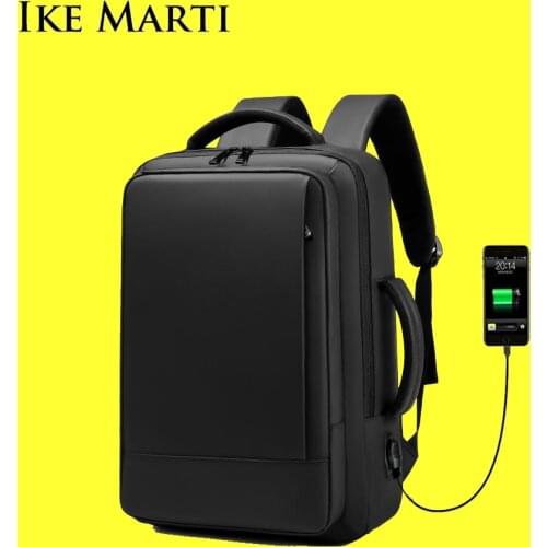 IKE MARTI New Backpacks Men Laptop Business Bag Usb Charging Male Mochila Sac A Dos Waterproof School Anti Theft Travel Bagpack