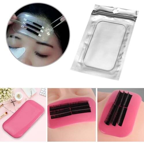 Silicone Forehead Sticker Pad Antistatic Good Adsorption Convenient Eyelash Extension Plant Graft Glue Holder Stand