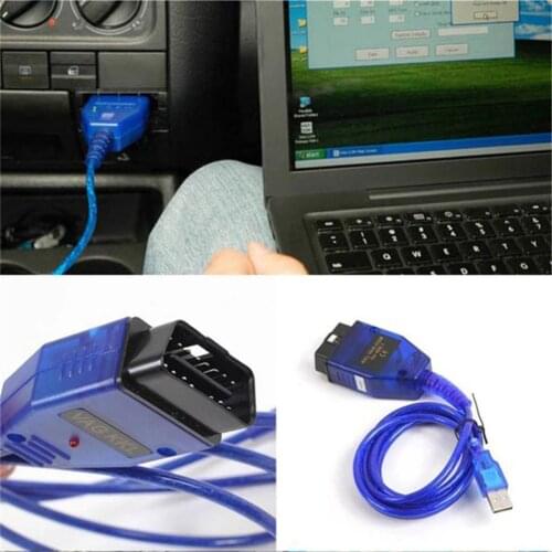 VAG-COM 409.1 USB to OBD2 Car Scanner for Audi Seat Skoda Auto Diagnostic Scan Tool for Windows XP 2000 NT ME 98SE