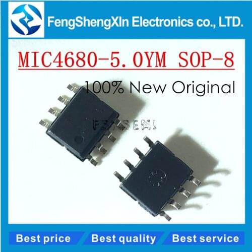 10pcs/lot New MIC4680 MIC4680-5.0YM SOP-8 Voltage regulator DC switching voltage stabilizer IC