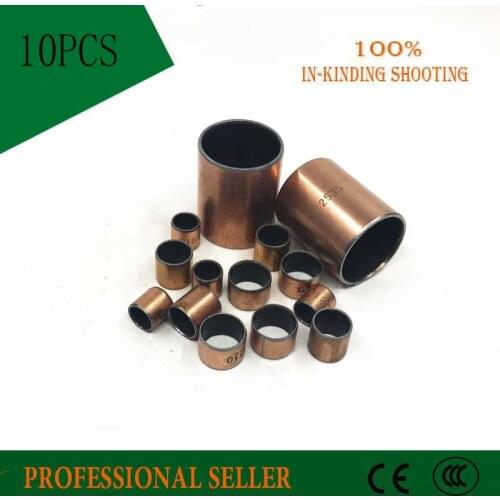 High Quality10Pcs SF1 SF-1 1615 16*18*15 Self Lubricating Composite Bearing Bushing Sleeve 16 x 18 x 15mm Free shipping