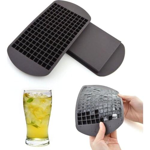 160 Grid Mini Square Ice Cube Maker Ice Tray Silicone Ice Mold Chocolate Cake DIY Baking Tools
