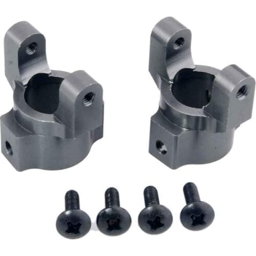 2PCS for RGT 86100 Model Car Steering C Block Aluminum P860011 Front Axle Wheel Hub Carrier for 1:10 RC Cars Upgrade Accessories