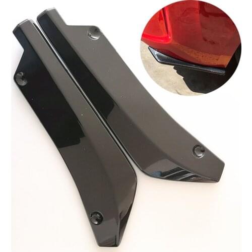 2 pieces Universal car rear bumper diffuser for Ford Focus Fusion Escort Kuga Ecosport Fiesta Falcon EDGE/Explorer/EXPEDITION