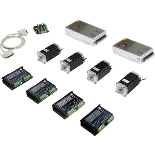 Free shiping US/EU Stepper Motor Nema23 425oz.in 3N.m 4.2A Driver DM542A High Torque&Controller Board CNC Router