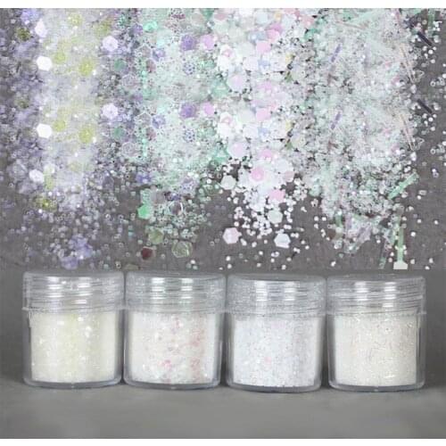 Colorful Gradient Glitter Powder Shiny Chunky Glitters For Resin Jewelry Making