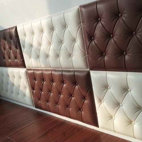 Kindergarten decoration thick anti-collision head foam sponge soft package tatami bed cushion self-adhesive 3d wall sticker 4MM