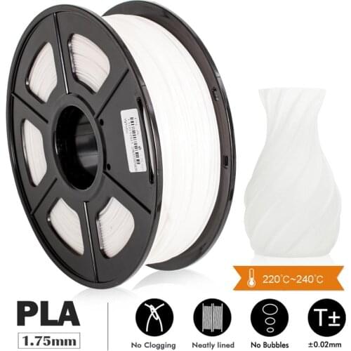 Enotepad 3D Printer filament pla 1.75mm 1kg/2.2lbs PLA Material for 3D Printer 100% no bubble +-0.02MM Tolerance with RoHS Reach