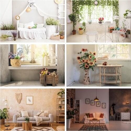 Yeele Photocall Interior Backdrop European Style Window Flowers Portrait Photography Background Photographic For Photo Studio