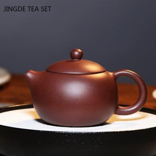 Chinese Yixing tea pots Purple Clay Teapot Raw ore Zhu Mud Ball Hole Filter Kettle Handmade Customized Boutique Tea set gifts