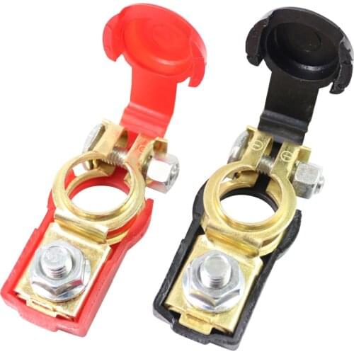 1 pair 12V Car Storage Battery Terminals Connector Switch On-off Clamps Quick Release Battery Positive Negative Terminal Clamps