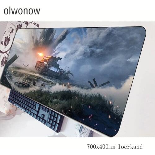 World of tanks mousepad 700x400x3mm gaming mouse pad gamer mat High quality computer desk padmouse keyboard big play mats