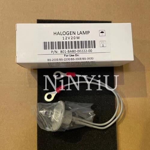 Free Shipping 10PCS Mindray bs200 lamp Mindray bs220 12V20W BS200 BS220 BS330 BS400 BS800 Biochemical Analyzer Light Bulb