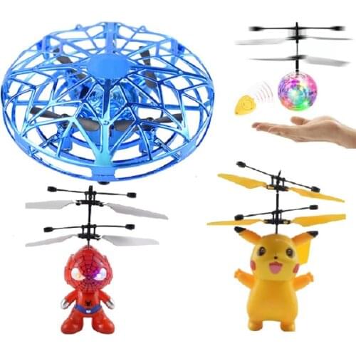 Mini drone RC drone UFO fly Helicopter UFO nfraed Hand Sensing Aircraft Electronic Model flying ball Good package dropshipping
