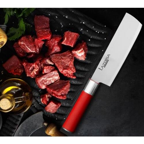 Lazbisa Kitchen Knife Set Meat Vegetable Bread Fruit Chef Knife Red Craft Series knife kitchen knife knife sets