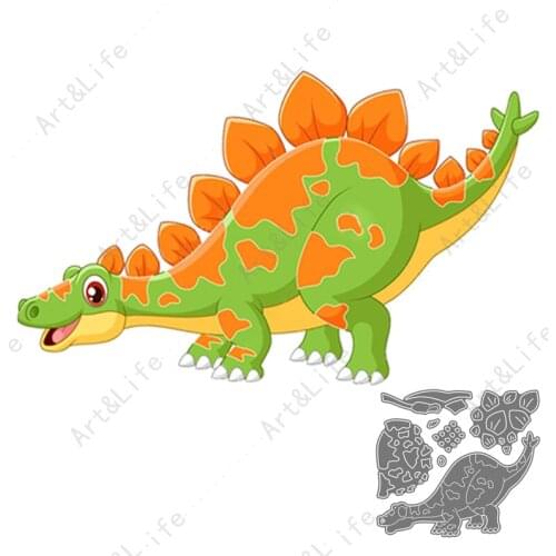 New Metal Cutting Dies Dinosaurs Childrens Toys Birthday Gifts Stencils for Making Scrapbooking Paper Cards Embossing Cut Die