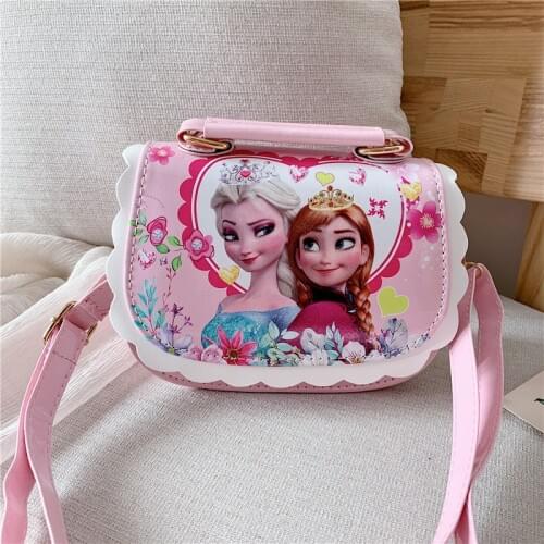 Disney new Sofia Princess girls pu portable handbags women bag fashion Messenger bag cartoon shoulder bag frozen handbags