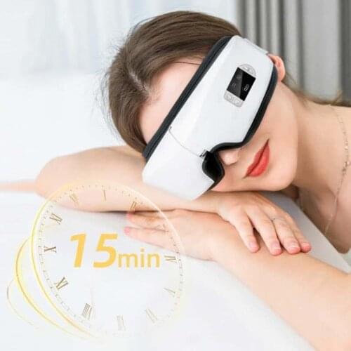 Portable Eye Massager Wrinkle Fatigue Relieve Hot Compressing Air Pressure Vibration Therapy Massage Eyes Care Device
