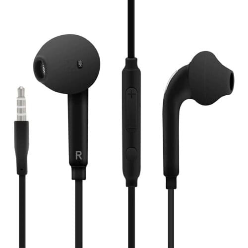 With Volume Control Function Black Mobile Phone Line Tuning Headset Calls Amp MP3 Control Answer Listen &Amp Bass Enjoy Mus Q3Z8