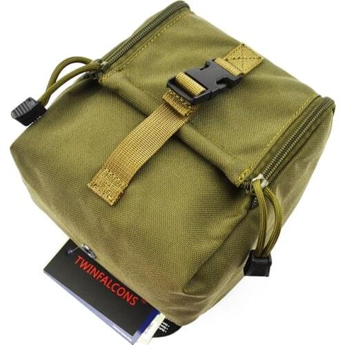 TwinFalcons Maritime General Purpose Large GP Pouch 1000D Tactical Tool Bag Zipper Closure CAG Delta Navy Seal DEVGRU TW-P028