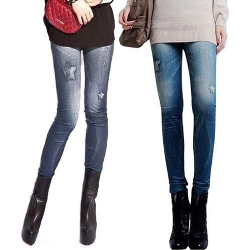 V-TREE Girls Leggings Elastic Feet Outerwear Womens Casual Pencil Pants Slim Denim Leggings 2020 Brand New Spring Autumn