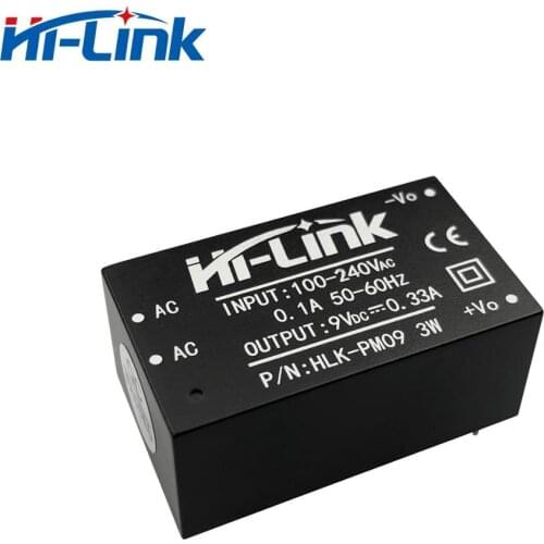 10pcs/Lot 220V to 9V 3W AC DC Power Supply Hi-Link Factory Manufacturing Free Shipping