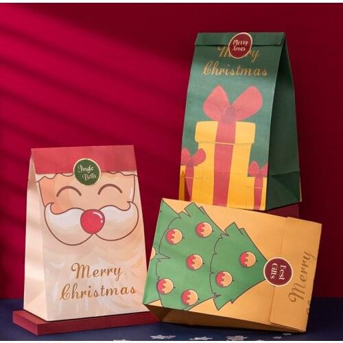 6pcs Happy Halloween Candy Bag Gift Cookie Bags Biscuits Snack Plastic Packaging Bags Halloween Party Decoration Supplies