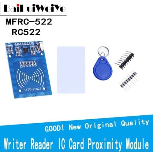 1SET MFRC-522 RC-522 RC522 Antenna RFID IC Wireless Module For Arduino IC KEY SPI Writer Reader IC Card Proximity Module