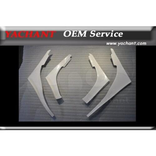 Car-Styling FRP Fiber Glass Front Canards 4 Pcs Fit For 1989-1994 Skyline R32 GTR OEM Front Bumper TBO Style Canard