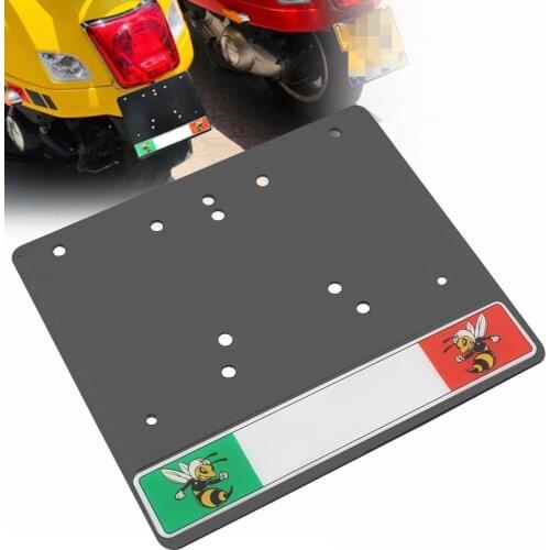 License Plate Holder Fit for Vespa GTS LX LXV Sprint Primavera 125 250 300 GTS 300ie S 50 Sprint Motor Number Bracket Frame