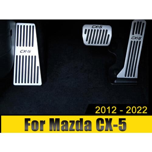 For Mazda CX5 CX-5 KE KF 2013-2016 2017 2018 2019 2020 Car Accelerator Brake Pedal FootRest Pedal Pad No Drill Cover Accessories