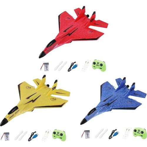 EPP RC Aircraft 2 Channel Night Light Fixed-Wing Glider Plane RTF
