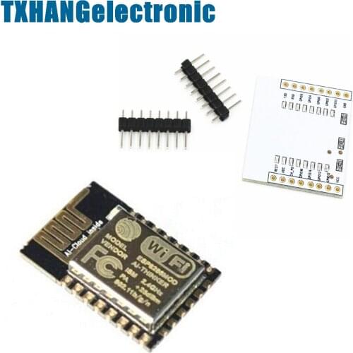 ESP-12E ESP8266 e serial WIFI module with IO adapter board to expand diy electronics