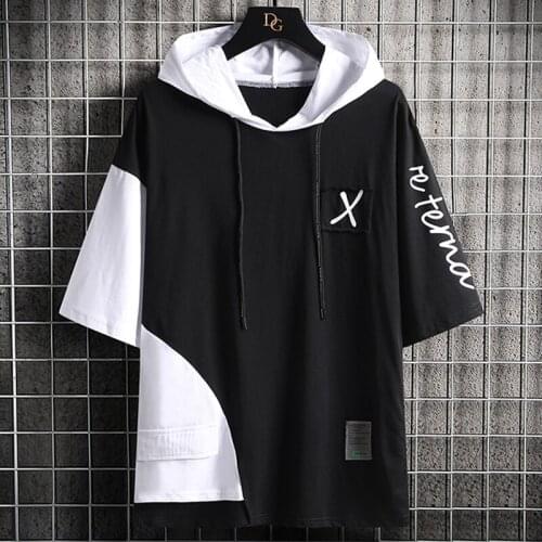 Quality Short Sleeve T Shirt Men Hip Hop Mens Cotton Plus Size M-3XL O-Neck Tshirt Summer Tops Tee Causal Fashion Loose Clothes