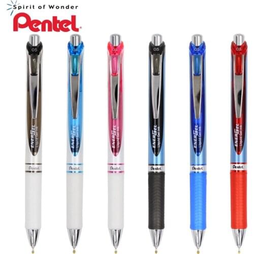 6pcs Pentel BLN75 Gel Pen Quick-Drying Special Pen Examination EnerGel Needle-Point Gel Ink Pen 0.5mm
