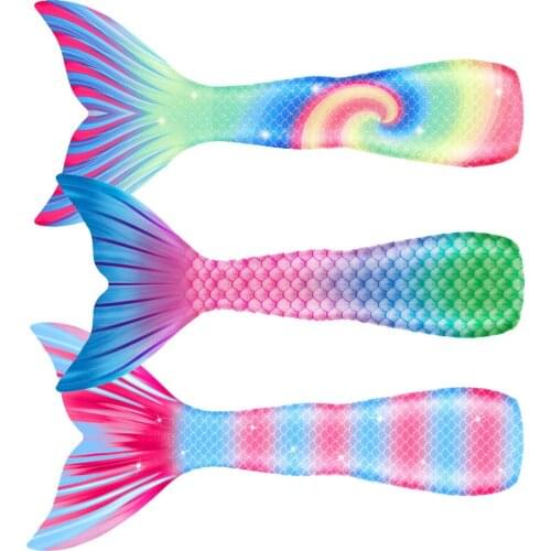Mermaid Tails Costume for Summer Surfing Beach Holiday Bathing Swimming Cosplay Mermaid Halloween Costumes for Girls