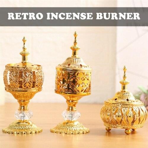 Middle East European Style Incense Burner For Home Decor Ornament Crafts Traditional Arabian Style Fragrances Diffuser