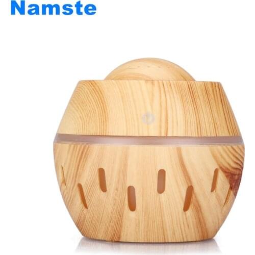 NMT-251 Small Volcanic Humidifier USB Aroma Diffuser Essential Oil Aromatherapy Machine Sprayer With Luminous Seven-Color Lamp