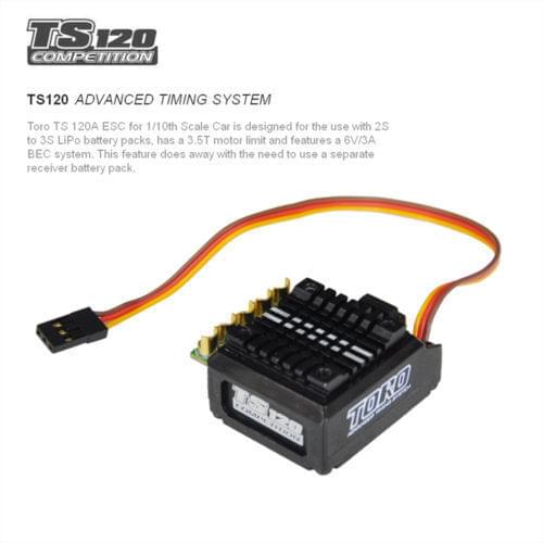 Newest Skyrc Toro Ts120a Speed Controller Esc Brushless Sensored Sk-300044-01