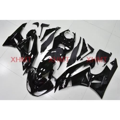For Zx6r 2009 - 2012 Fairing Kits Ninja Zx-6r 2011 Motorcycle Fairing Zx6r 2009 glossy Black Body Kits