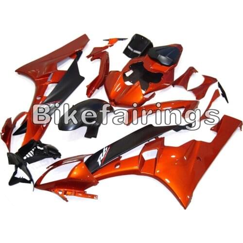 Orange Black Motorcycle Complete Covers Bike Panels For Yamaha YZF-600 R6 2006 2007 06 07 Plastic Cowlings Body Frames