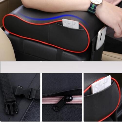 2020 new style Leather Car Central Armrest Pad FOR ford focus 2 focus 3 fiesta mondeo 4 kuga s-max ranger Tuga 2016 Mazda 2 3 6