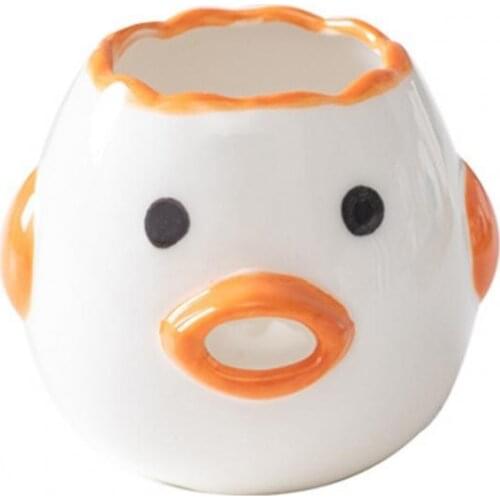 Egg Separator Creative Cute Cartoon Style Chicken Shape Ceramic Mini Egg White Separator Kitchen Egg Tools